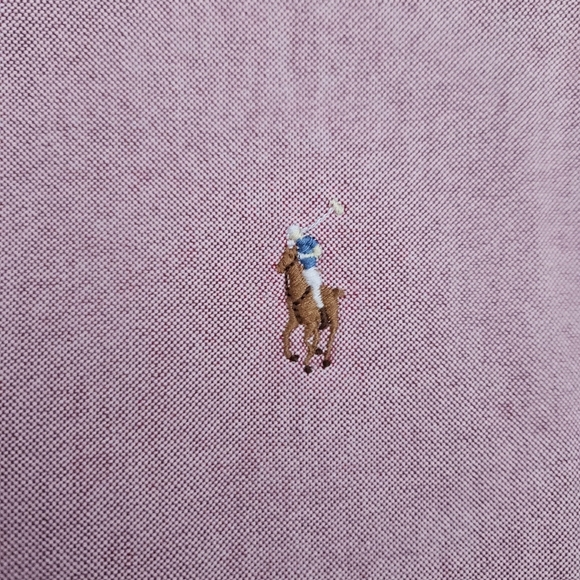 Ralph Lauren Men's Classic Fit Pink Long Sleeve Button Front Shirt Sz 3XB - Picture 4 of 12